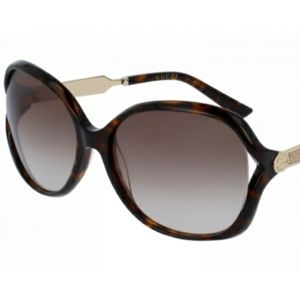 Brand New Authentic Gucci Havana Shades with case